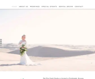 Dei-ZinzFreshstudio.com(Scottsdale's #1 Florist for Bespoke Weddings & Events) Screenshot