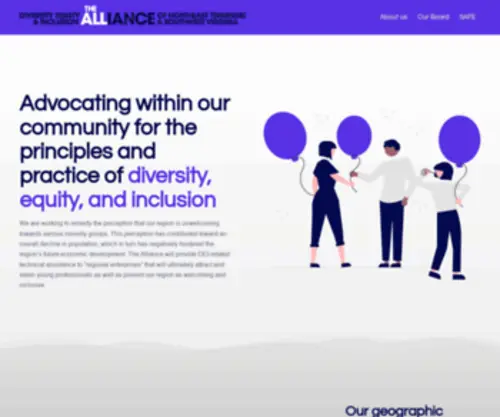 Deialliance.org(Diversity, Equity, and Inclusion Alliance of Northeast Tennessee and Southwest Virginia) Screenshot