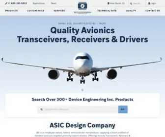 Deiaz.com(Device Engineering Incorporated) Screenshot