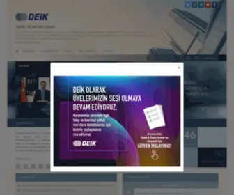 Deik.org.tr(DEİK) Screenshot