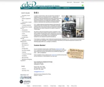 Deikitchen.com(DEI Food Service Equipment & Design) Screenshot