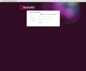 Deildu.net(Innskráning) Screenshot