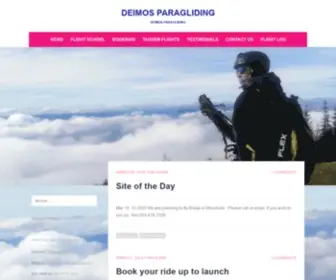 Deimospg.com(Deimos Paragliding) Screenshot