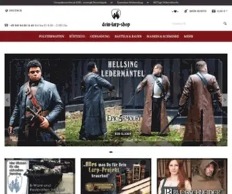 Dein-Larp-Shop.de(Mittelalter, LARP und Fantasy Shop) Screenshot