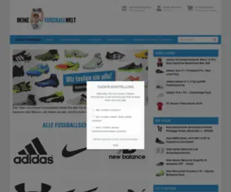 Deine-Fussballwelt.de(Fussballschuhe) Screenshot