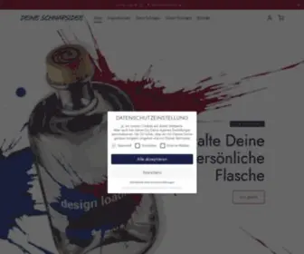 Deine-SChnapsidee.de(Erstelle dein eigenes Etikett) Screenshot