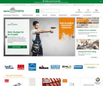 Deinebaustoffe.de(Baustoffe online kaufen) Screenshot
