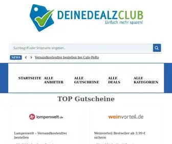 Deinedealz.club(Unschlagbare Rabatte) Screenshot