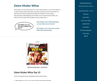 Deinemutterwitze.com(Deine Mutter Witze) Screenshot