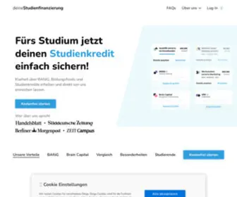 Deinestudienfinanzierung.de(KfW Vertriebspartner) Screenshot