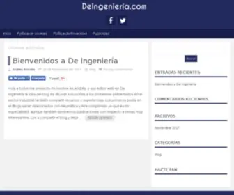Deingenieria.com(De Ingeniería) Screenshot