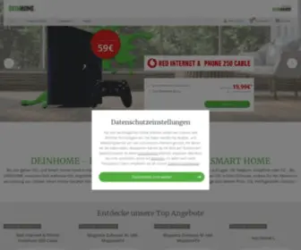 Deinhome.de(Smart-Home-Produkte und DSL-Verträge) Screenshot