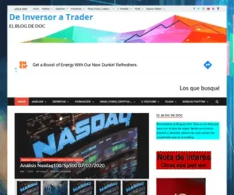 Deinversoratrader.com(De Inversor a Trader) Screenshot