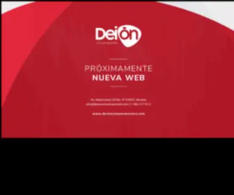 Deioncomunicaciones.com(Deion comunicaciones) Screenshot