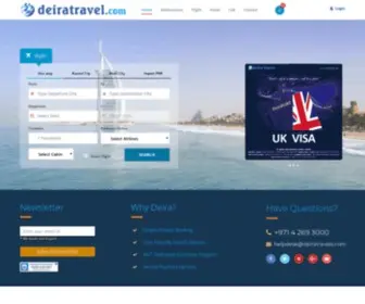 Deiratravel.com(Best Travel Agency in Dubai) Screenshot