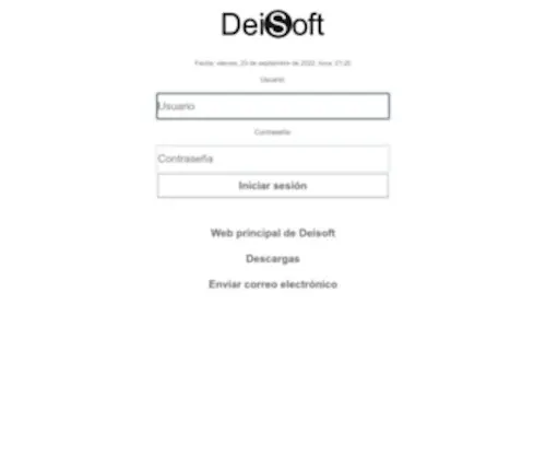Deisoft.net(Acceso Deisoft) Screenshot