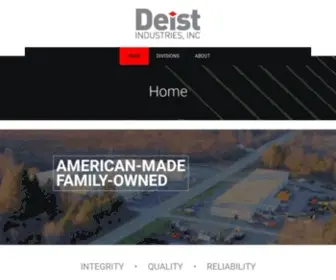 Deistindustries.com(Deist Industries) Screenshot