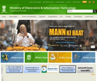 Deity.gov.in(Government of India) Screenshot