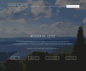 Deitzmediation.com(Roger M) Screenshot