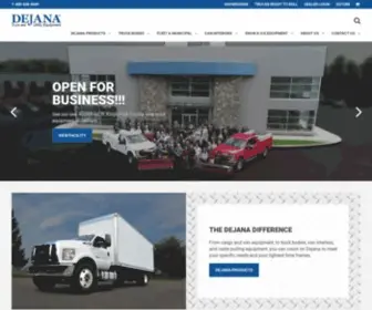 Dejana.com(Dejana Truck & Utility Equipment) Screenshot