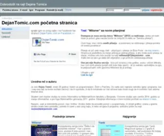 Dejantomic.com(Na ovom sajtu možete naći razne igrice za download ili igranje u browser) Screenshot