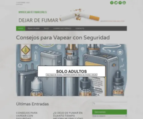 Dejar-DE-Fumar.com.es(Dejar de Fumar) Screenshot