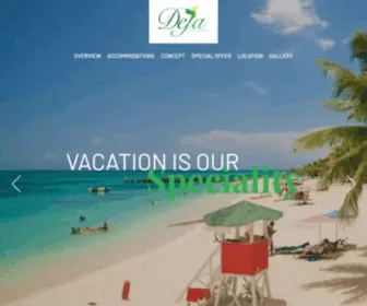 Dejaresort.com(Deja Resorts) Screenshot