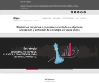 Dejavu.es(Diseño web madrid) Screenshot
