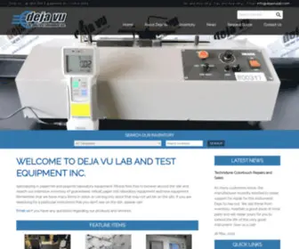 Dejavulab.com(Deja Vu Lab and Test Equipment Inc) Screenshot