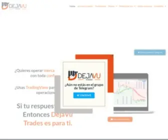 Dejavutrades.com(Hacer Trading nunca fue tan fácil como ahora) Screenshot