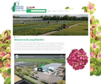 Dejongplant.nl(De Jong Plant) Screenshot