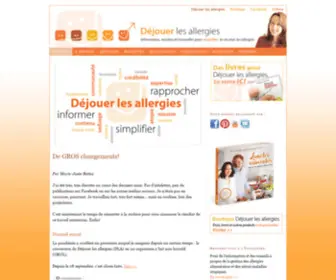 Dejouerlesallergies.com(Information) Screenshot