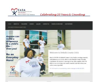 Dekalbcasa.org(DeKalb County CASA) Screenshot