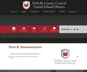 Dekalbcentral.net(The mission of DeKalb Central Schools) Screenshot