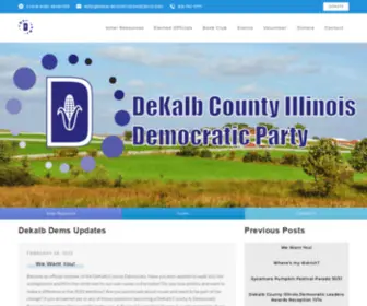 Dekalbcountydemocrats.org Screenshot