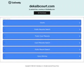 Dekalbcourt.com(Online Payments) Screenshot