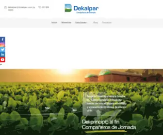 Dekalpar.com.py(Compañeros de jornada) Screenshot