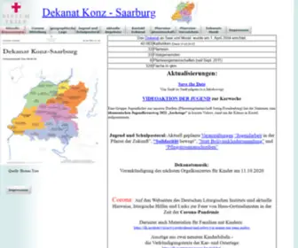 Dekanat-Konz-Saarburg.de(Aktuelle Anpassungen) Screenshot