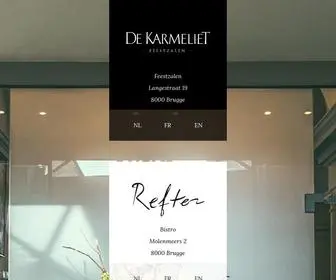 Dekarmeliet.be(Home page description) Screenshot