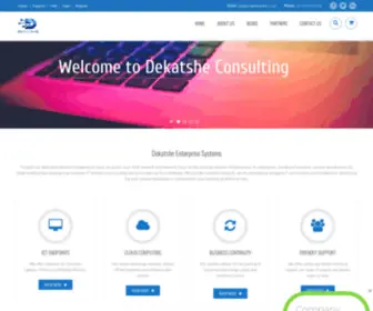 Dekatshe.co.za(Your ICT Solutions Partner) Screenshot