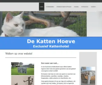 Dekattenhoeve.nl(De Katten Hoeve Exclusief Kattenhotel) Screenshot