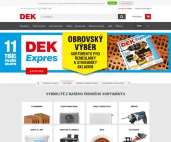 Dek.cz(Stavebniny DEK) Screenshot
