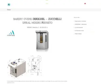 Dekeghel.com(Manufacturer of bakery ovens and bakery machines) Screenshot