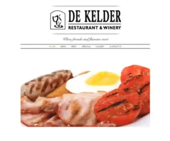 Dekelderrestaurant.com(De Kelder) Screenshot