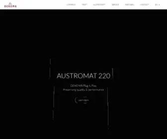Dekema.com(Handwerk von Welt) Screenshot