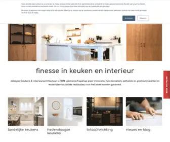 Dekeyzer.be(Dekeyzer keukens en interieur) Screenshot