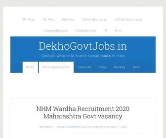 Dekhogovtjobs.in(Sarkari Result) Screenshot