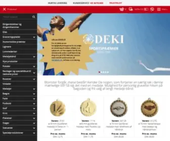 Deki.dk(Billige medaljer) Screenshot