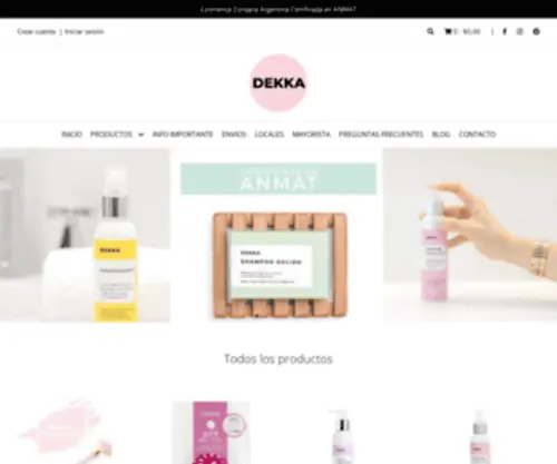 Dekka.com.ar(Dekka) Screenshot