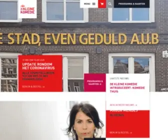 Dekleinekomedie.nl(De Kleine Komedie) Screenshot